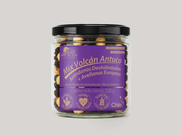 Mix Volcán Antuco (Arándanos y Avellanas) - 220 g