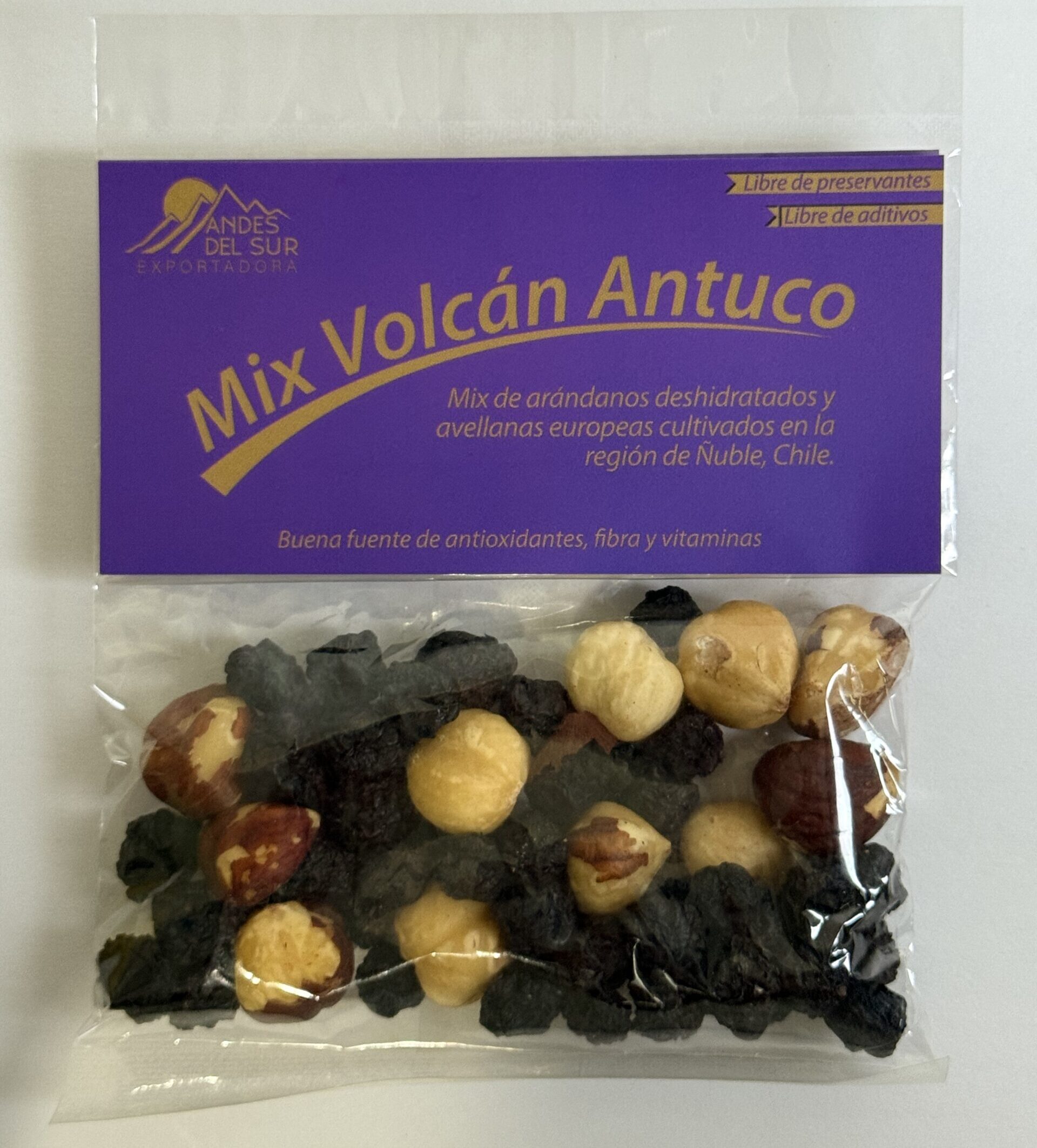 Mix Volcán Antuco Snack On-The-Go (30 g)
