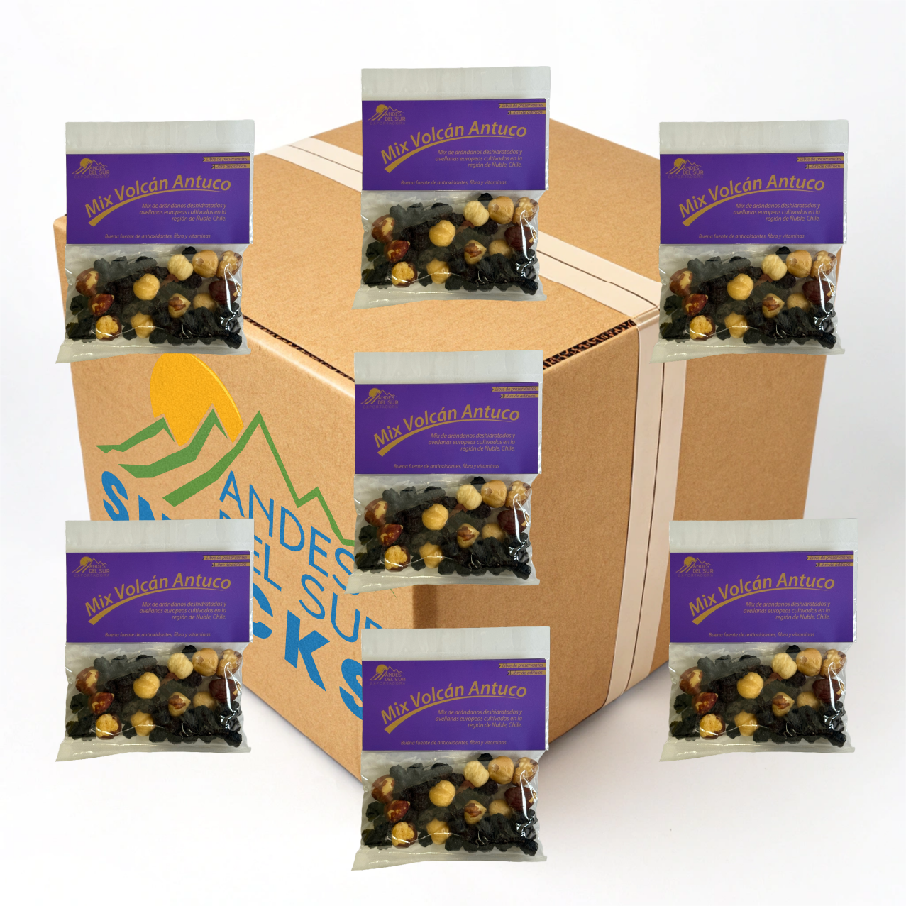 7x Mix Volcán Antuco On-The-Go (30g c/u)